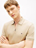 Erkek Interlock Zip Regular Polo T-shirt