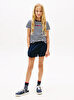 Kız Çocuk Glitter Tommy T-shirt Şort Set