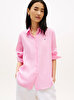 Kadın Essential Linen Relaxed Gömlek