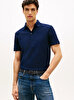 Erkek Tonal Texture Polo T-shirt