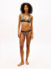 Kadın Halter Print Bikini Üstü