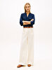 Kadın Preppy Cotton Wide Pantolon