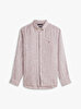 Erkek Linen Bengal Stripe Gömlek