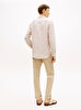 Erkek Linen Bengal Stripe Gömlek
