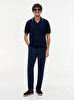 Erkek Medium Texture Polo T-shirt