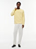 Erkek Two Tone Boucle Crew Kazak