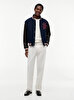 Erkek Leather Varsity Ceket