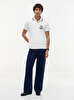 Erkek Pique Badge Regular Polo T-shirt