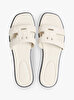 Kadın TH Logo Strap Mule Terlik