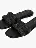 Kadın TH Logo Strap Mule Terlik