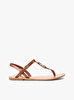 Kadın Leather Tanga Sandalet