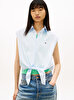 Kadın TJW Tie Front Poplin Gömlek
