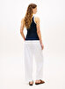 Kadın Contrast Bind Rib T-shirt