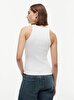 Kadın Contrast Bind Rib T-shirt