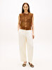Kadın Linen Utility Barrel Pantolon