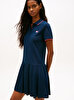 Kadın TJW Badge Pleated Pique Elbise