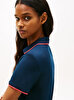 Kadın TJW Badge Pleated Pique Elbise