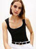 Kadın B&w Slim Scoop T-shirt