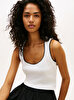 Kadın B&w Slim Scoop T-shirt