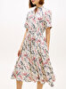 Kadın Essential Linen Midi Elbise