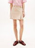 Kadın Preppy Cotton Pleated Etek
