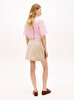 Kadın Preppy Cotton Pleated Etek