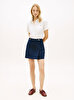 Kadın Preppy Cotton Pleated Etek