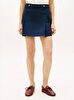 Kadın Preppy Cotton Pleated Etek