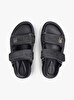 Kadın Double Strap Raffia Sandalet