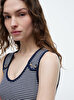 Kadın Gold Button T-shirt