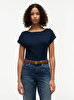 Kadın Gold Button T-shirt