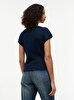 Kadın Gold Button T-shirt