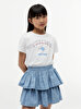 Kız Çocuk Tommy Sun Rhinestone T-shirt