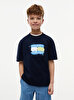 Erkek Çocuk Tommy Flag Graffiti T-shirt