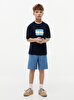 Erkek Çocuk Tommy Flag Graffiti T-shirt