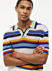 Erkek Multi Stripe Kazak