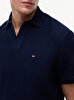 Erkek V Neck Crepe Classic Polo T-shirt