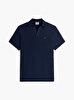 Erkek V Neck Crepe Classic Polo T-shirt