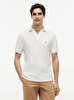 Erkek V Neck Crepe Classic Polo T-shirt
