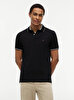 Erkek Stripe Undercollar Polo T-shirt