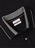 Erkek Stripe Undercollar Polo T-shirt