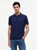Erkek Stripe Undercollar Polo T-shirt