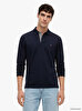 Erkek Mercerised Jacquard Polo T-shirt