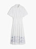 Kadın Poplin Flare Midi Elbise