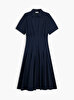 Kadın Poplin Flare Midi Elbise