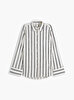 Kadın Nautical Stripe Gömlek