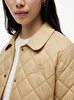 Kadın Padded Slim Quilted Puffer Mont