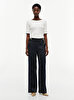 Kadın Linen Nautical Stripe Pantolon