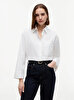 Kadın Modern Regular Poplin Gömlek