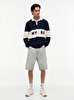 Erkek TJM Relax Panel Rugby Polo T-shirt